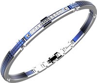 Bracciale Zancan Uomo in Acciaio Zaffiro EHB168 - EHB168